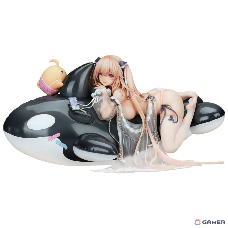 「アズレン」アンカレッジが着せ替え「ドルフィンブルー・レッスン」の姿で立体化!差し替え可能な表情パーツ「拗ね顔」も付属の画像