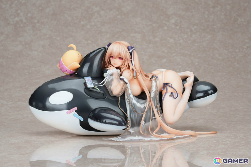 「アズレン」アンカレッジが着せ替え「ドルフィンブルー・レッスン」の姿で立体化!差し替え可能な表情パーツ「拗ね顔」も付属の画像