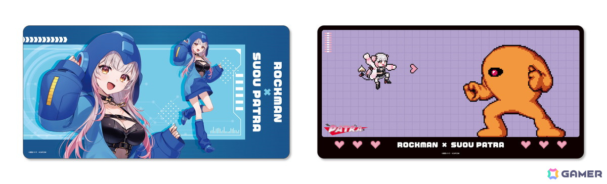 周防パトラさんと「ロックマン」シリーズがコラボした「カプくじオンライン」が3月7日より販売!描き下ろしイラストやドットイラストグッズが登場の画像