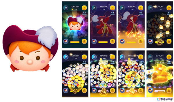 「LINE：ディズニー ツムツム」で新ツム「船長ピーター・パン」と「最終決戦フック船長」が登場！イベント「ピーター・パンのえいごずかん」も開催の画像2