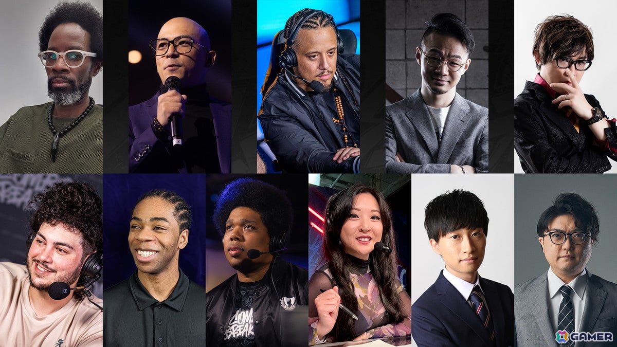 上段左から、Ryan Hart、Vicious、Yipes、ハメコ。、アール 下段左から、Rynge、Jammerz、Saint Cola、Sherryjenix、大和 周平、ふり~だ