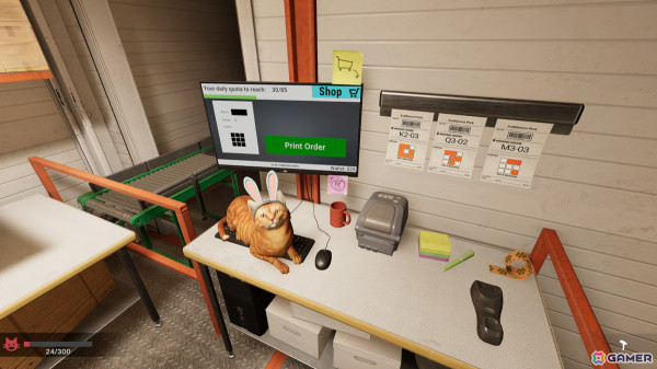 ネコを養うために命がけの配送業務に挑め！倉庫配送ホラーゲーム「ORDER 13」がSteamで3月10日に配信の画像