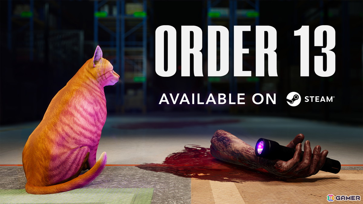 ネコを養うために命がけの配送業務に挑め!倉庫配送ホラーゲーム「ORDER 13」がSteamで3月10日に配信の画像
