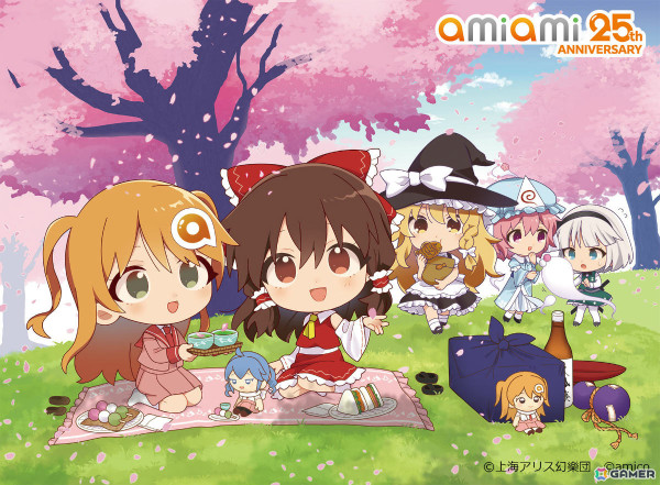 あみあみ25周年を記念して「あみこ×東方Project」のコラボイラストが公開！韓国の東方オンリーイベント「蓬莱祭」にて初披露の画像4