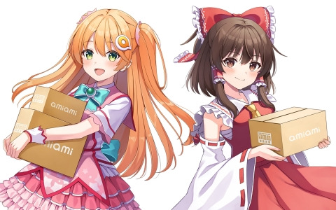 あみあみ25周年を記念して「あみこ×東方Project」のコラボイラストが公開！韓国の東方オンリーイベント「蓬莱祭」にて初披露