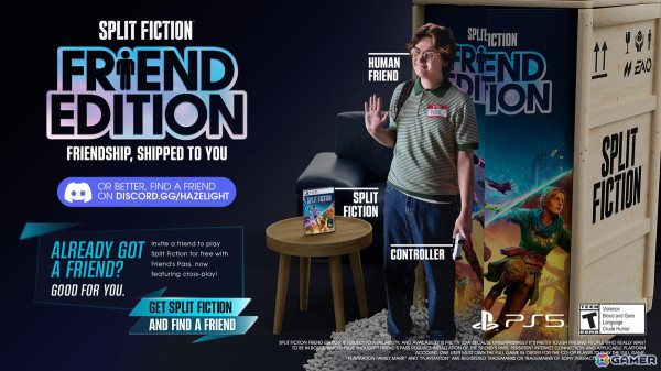 一緒に遊んでくれる友達が付属…？「スプリット・フィクション：Friend Edition」のPR動画が公開の画像1