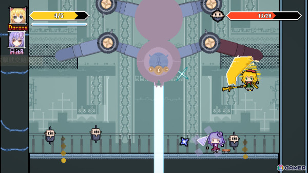 少女たちが危険な遺跡を探索するピクセル風アクション「AirBoost エアシップの騎士」の試遊版がTOKYO INDIE GAMES SUMMIT 2025に出展!の画像