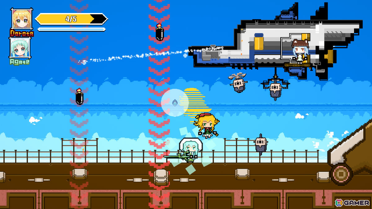 少女たちが危険な遺跡を探索するピクセル風アクション「AirBoost エアシップの騎士」の試遊版がTOKYO INDIE GAMES SUMMIT 2025に出展！の画像6