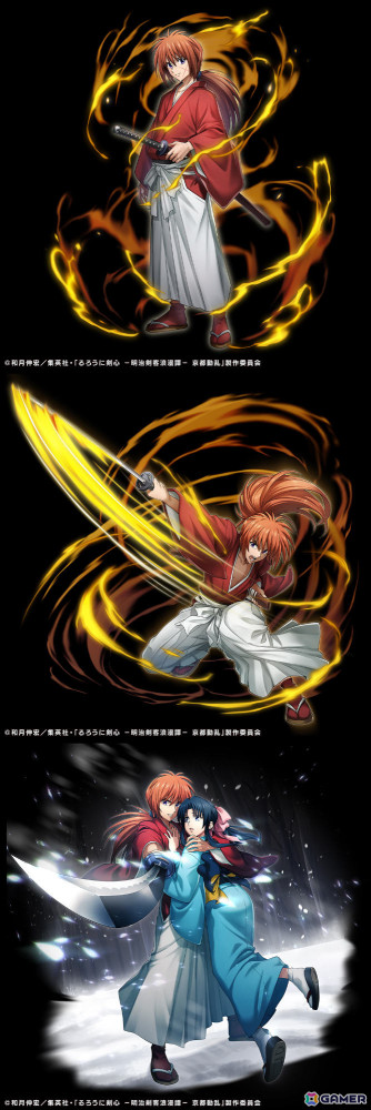 「グランドサマナーズ」×アニメ「るろうに剣心 －明治剣客浪漫譚－ 京都動乱」のコラボが3月7日より開催！の画像2