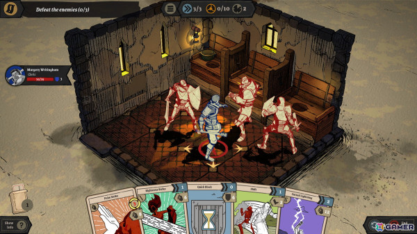 狭い部屋で同士討ちや環境キルを狙うターン制ストラテジー「Knights in Tight Spaces」がSteamで配信！酒場でごろつきと戦う実写トレイラーも公開の画像6