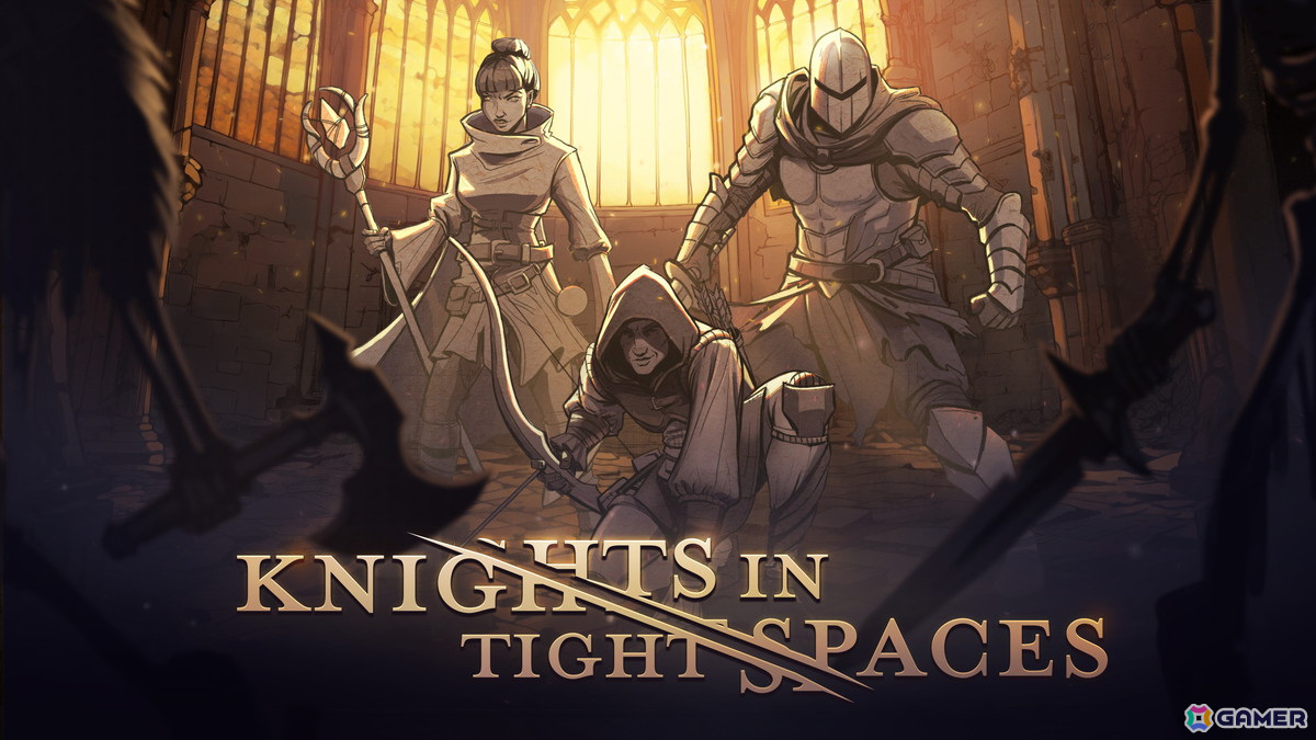 狭い部屋で同士討ちや環境キルを狙うターン制ストラテジー「Knights in Tight Spaces」がSteamで配信!酒場でごろつきと戦う実写トレイラーも公開の画像