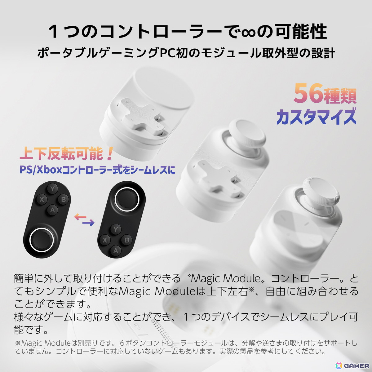 7インチポータブルゲーミングPC「AYANEO 3 国内正規版」が2025年6月に発売!モジュール式コントローラや独自開発の触覚フィードバックなどを採用の画像