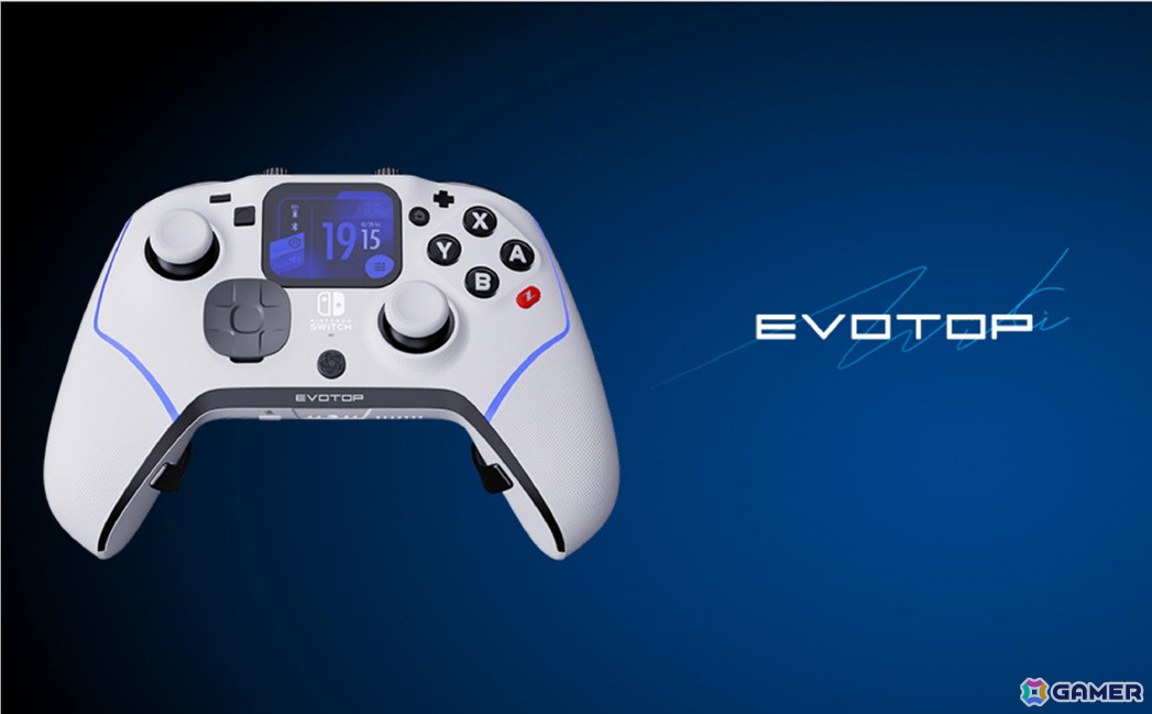 Switch対応多機能ゲーミングコントローラー「EVOTOP」の新色WHITEが4月10日より一般販売!各種販売店で予約受付中の画像