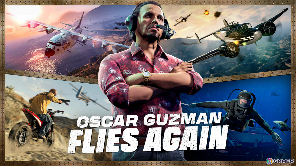「GTAオンライン」で「オスカー・グズマン再び空へ」が配信!PC版「GTAV」ではレイトレーシング機能を含む無料アップグレードが公開の画像