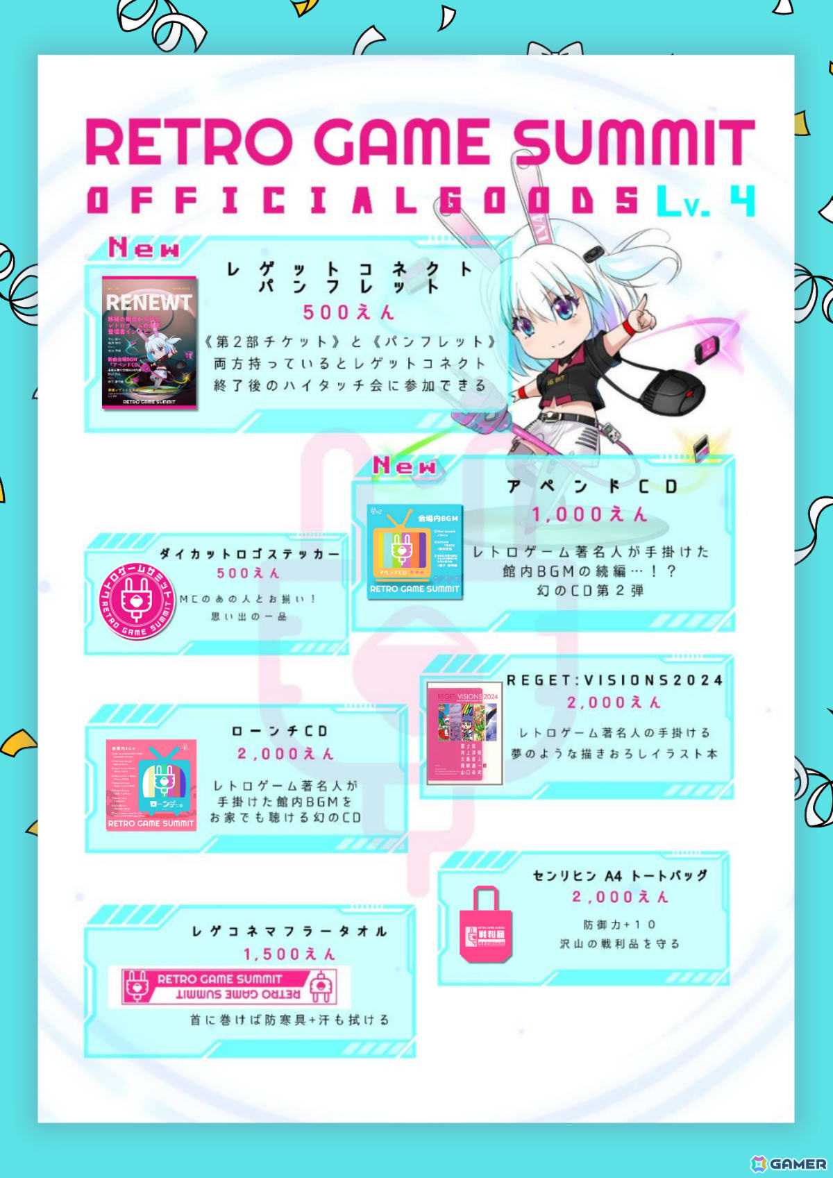 レトロゲーム文化の発展・継承を目指すイベント「RETRO GAME SUMMIT Lv.4」が3月22日に大田区産業プラザPiOで開催!の画像