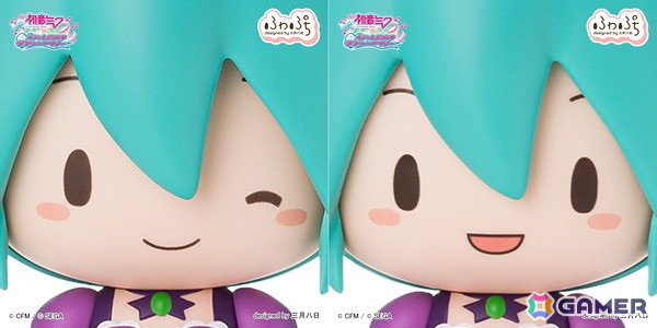 「初音ミク」×「オシャレ魔女 ラブ and ベリー」がコラボ!ミクがラブとベリーの衣装にドレスアップしたふわぷちデフォルメフィギュアが登場の画像