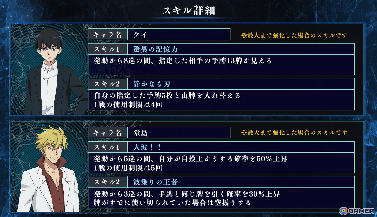 アニメ「凍牌」を原作とする麻雀ゲーム「凍牌 -略奪イカサマ麻雀録-」が配信！稼いだポイントで懸賞に応募できるの画像