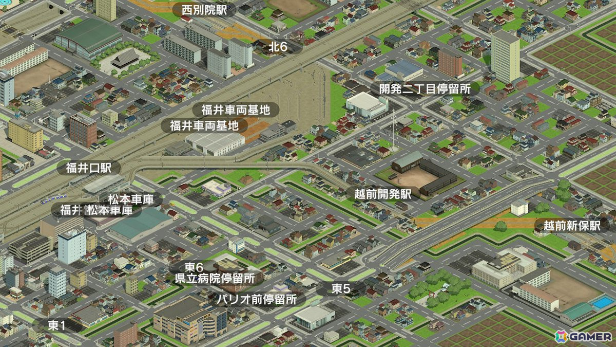 「A列車で行こう はじまる観光計画」発売4周年記念コラム「こだわりマップの作り方」前後編が2日連続公開!福井市をモデルにマップづくりのコツを伝授の画像