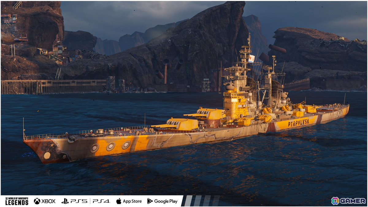 「World of Warships: Legends」で「アズレン」コラボ第6弾が開催中！ハルビン、朝潮、リシュリュー、プリンツ・ハインリヒ、フォーミダブルが登場の画像