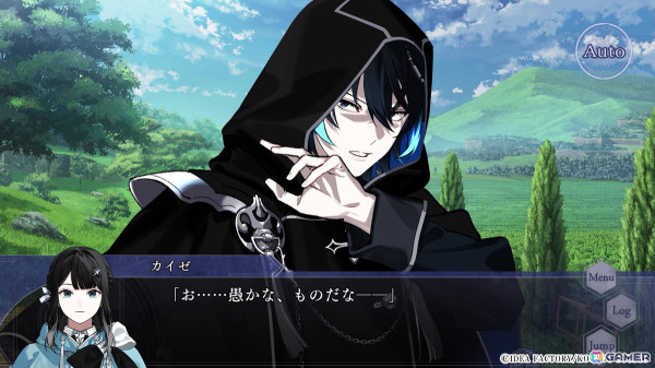 OVER REQUIEMZ」主人公・ユヒルと攻略対象キャラクターとの旅に出発