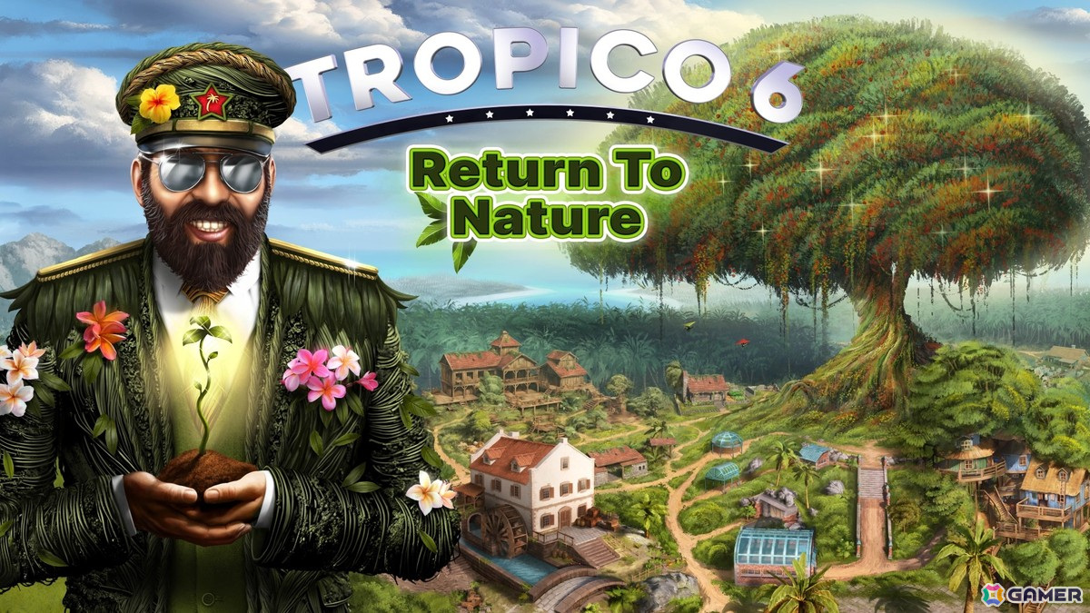 「トロピコ6」で自然をテーマとした施設やシナリオを追加するDLC「リターン トゥ ネイチャー」が配信!の画像
