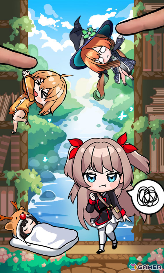 ハイブリッド・スクアード初のモバイルゲームとなる戦略的ジャンプアクション「JumpXplorer! ノベルジャンプ探検隊」の事前予約受付が開始！の画像1