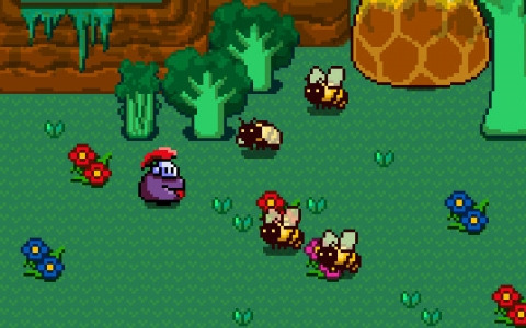 食いしん坊な騎士となって周りのものを食べながら旅をする2Dアクション「ビュッフェの騎士 ～極上の一品を求めて ～」がリリース！