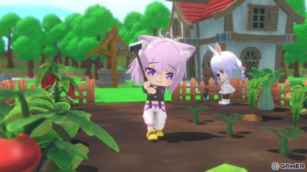 ホロライブメンバーと田舎ファンタジーな村で暮らすスローライフゲーム「ぷちホロの村 ～剣とお店と田舎暮らし～」が発表！の画像