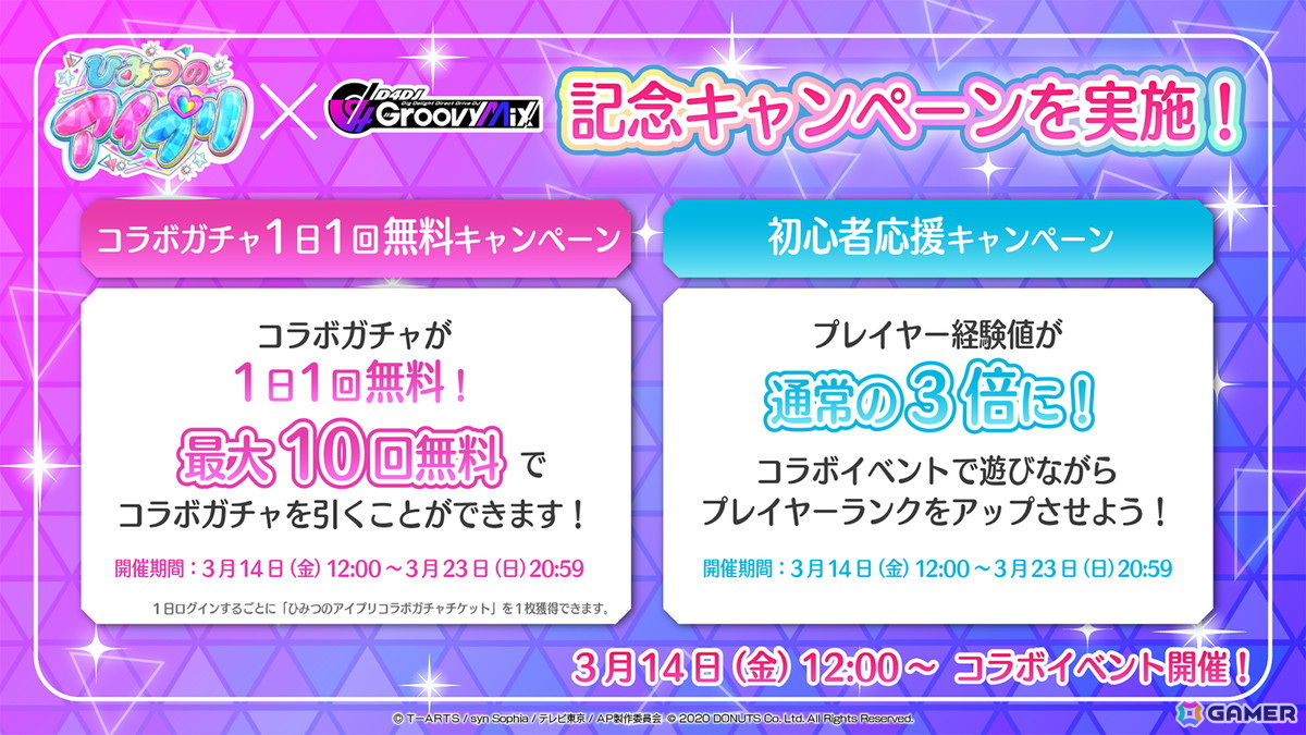 「ひみつのアイプリ」ひまり、みつき、つむぎ、チィが「グルミク」に登場!コラボイベント&ガチャが3月14日より開催!の画像