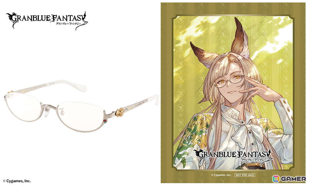 「グラブル」コラボ眼鏡第六弾は“六竜”をイメージした6モデルが登場!描き下ろしイラスト使用の眼鏡拭きや予約購入特典が付属の画像