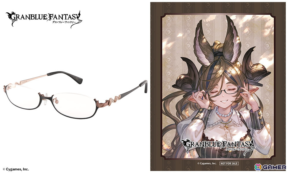 「グラブル」コラボ眼鏡第六弾は“六竜”をイメージした6モデルが登場!描き下ろしイラスト使用の眼鏡拭きや予約購入特典が付属の画像