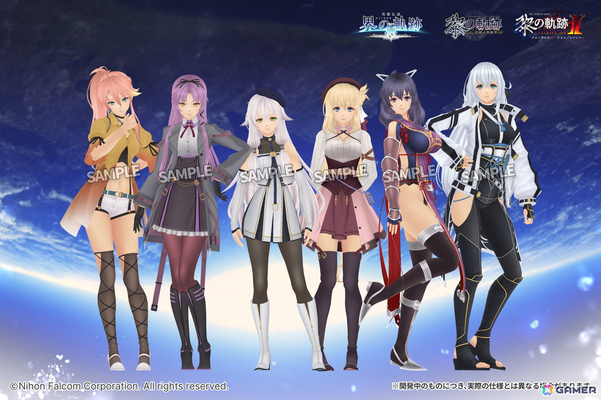 「英雄伝説 界の軌跡」よりアニエスたちヒロインのARデジタルアクスタ付きプリントブロマイド・ステッカーとARデジタルフィギュアがFanTopで販売の画像