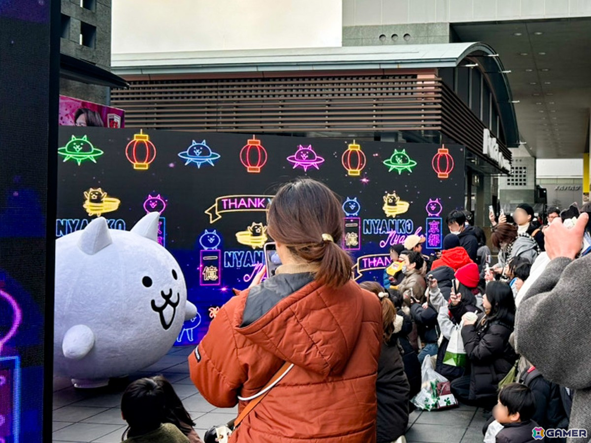 「にゃんこ大戦争」1億ダウンロード記念イベントのレポートが公開!メモリアルゲートで上映された記念ムービーもの画像