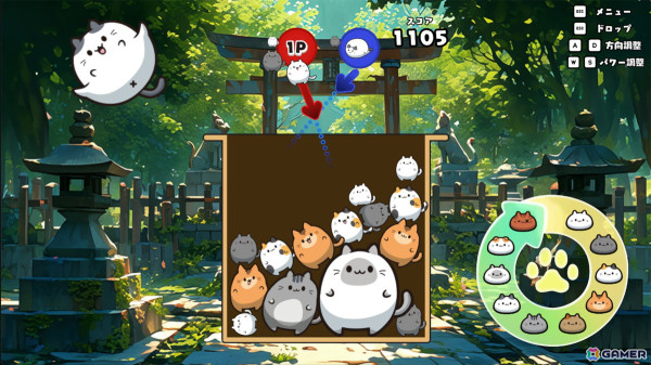 ぷにぷにかわいい猫たちといっしょに楽しむパズルゲーム「ぷにゃん」のSteam版が3月25日に配信決定！の画像
