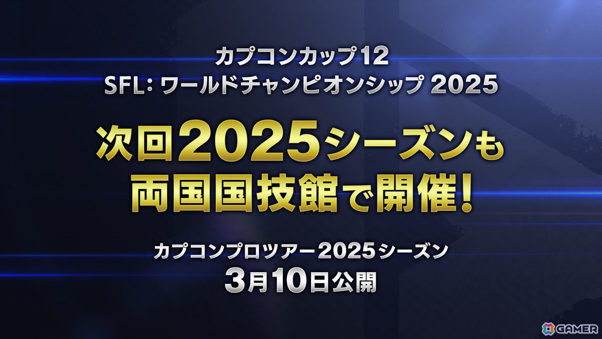 「ストリートファイター6」CAPCOM CUP 11を制して世界最強の座を手にしたのは翔選手!来シーズンの世界決勝大会も両国国技館での開催にの画像