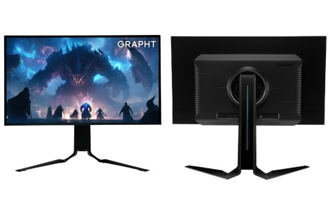 GRAPHT STANDARDより応答速度0.03ms、240Hz対応の27型QD-OLEDゲーミングモニター「GR2724OEL-BK」が3月21日に発売