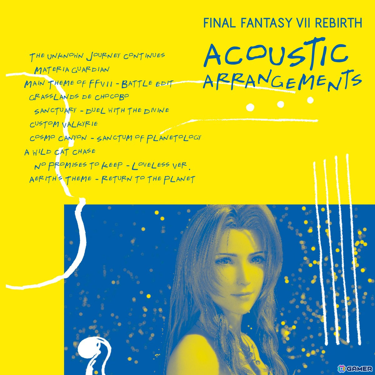 「ファイナルファンタジーVII リバース」のアコースティックアレンジアルバム「FINAL FANTASY VII REBIRTH ACOUSTIC ARRANGEMENTS」が発売!の画像