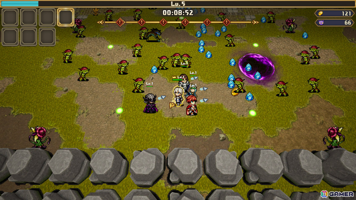 JRPG風サバイバーアクション「THE GENERAL SAGA」が3月27日にリリース！集めた仲間でフォーメーションを組んで敵を迎え撃とうの画像3