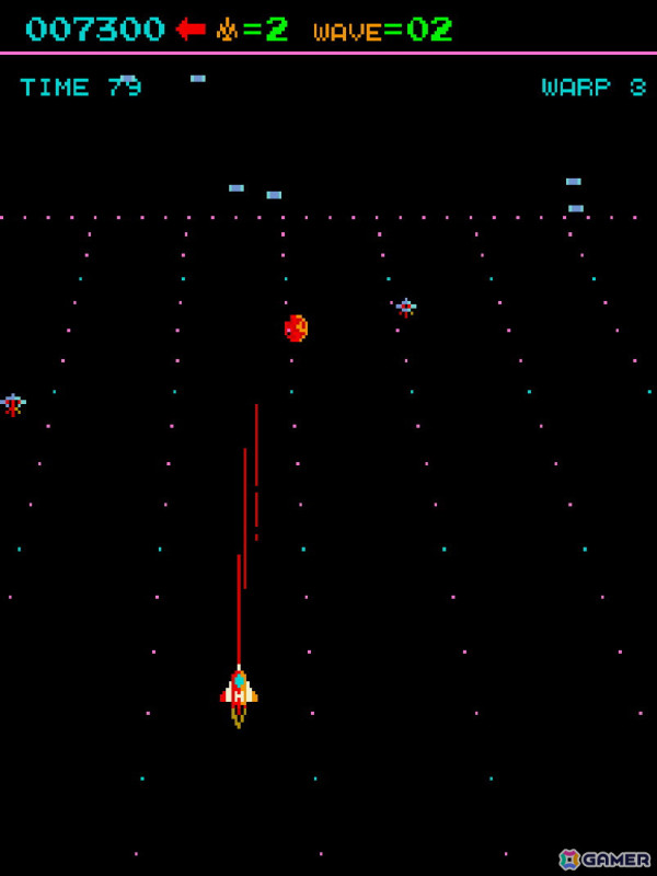 ワープの使い所が重要なシューティングゲーム「アーケードアーカイブス ジュノファースト」がPS4/Switchで3月13日に配信！の画像