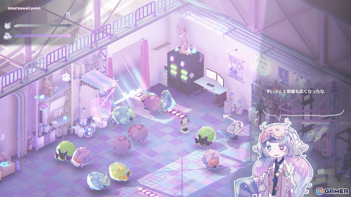 世界中を眠らせろ!カワイイひつじ運びゲーム「不可思議メメメは寝ていたい」のSteamストアページが公開の画像