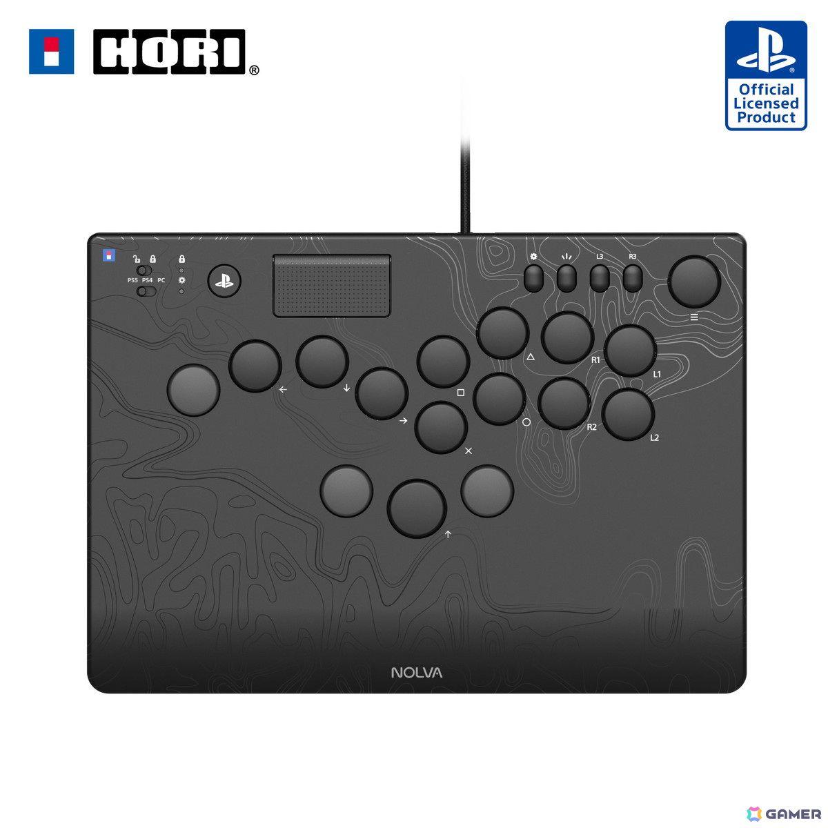 ホリのPS5/PC向けレバーレスコントローラー「NOLVA Mechanical All-Button Arcade Controller」が4月に発売！の画像2