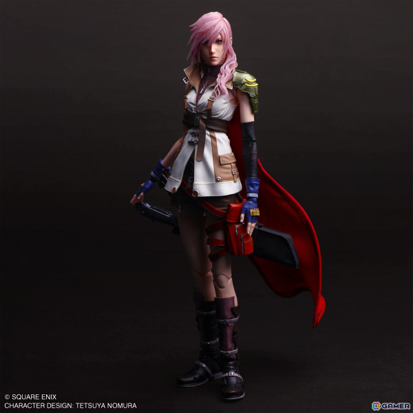 「FFXIII」のライトニングが「PLAY ARTS真」シリーズに登場！より滑らかで広い可動域に加え眼球を動かすことも可能にの画像1