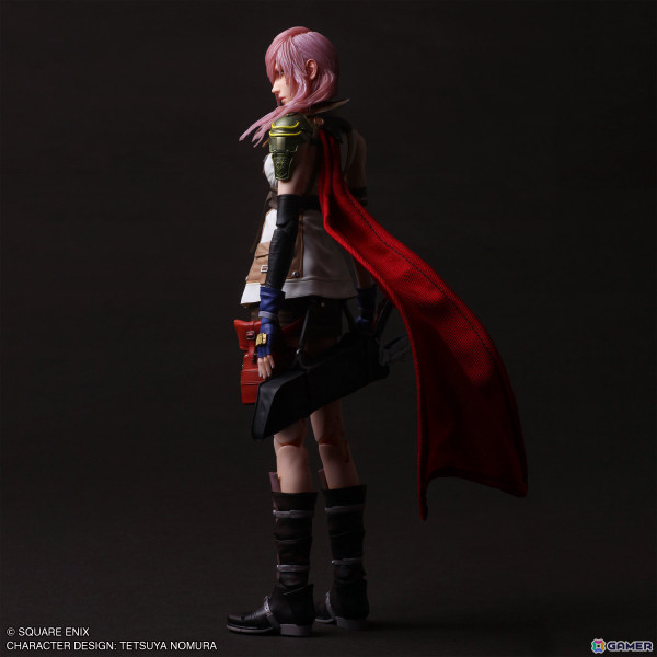 「FFXIII」のライトニングが「PLAY ARTS真」シリーズに登場！より滑らかで広い可動域に加え眼球を動かすことも可能にの画像4