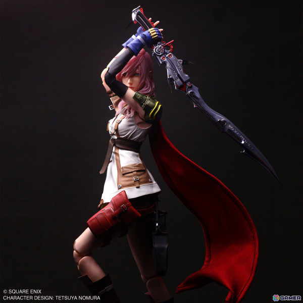 「FFXIII」のライトニングが「PLAY ARTS真」シリーズに登場！より滑らかで広い可動域に加え眼球を動かすことも可能にの画像7