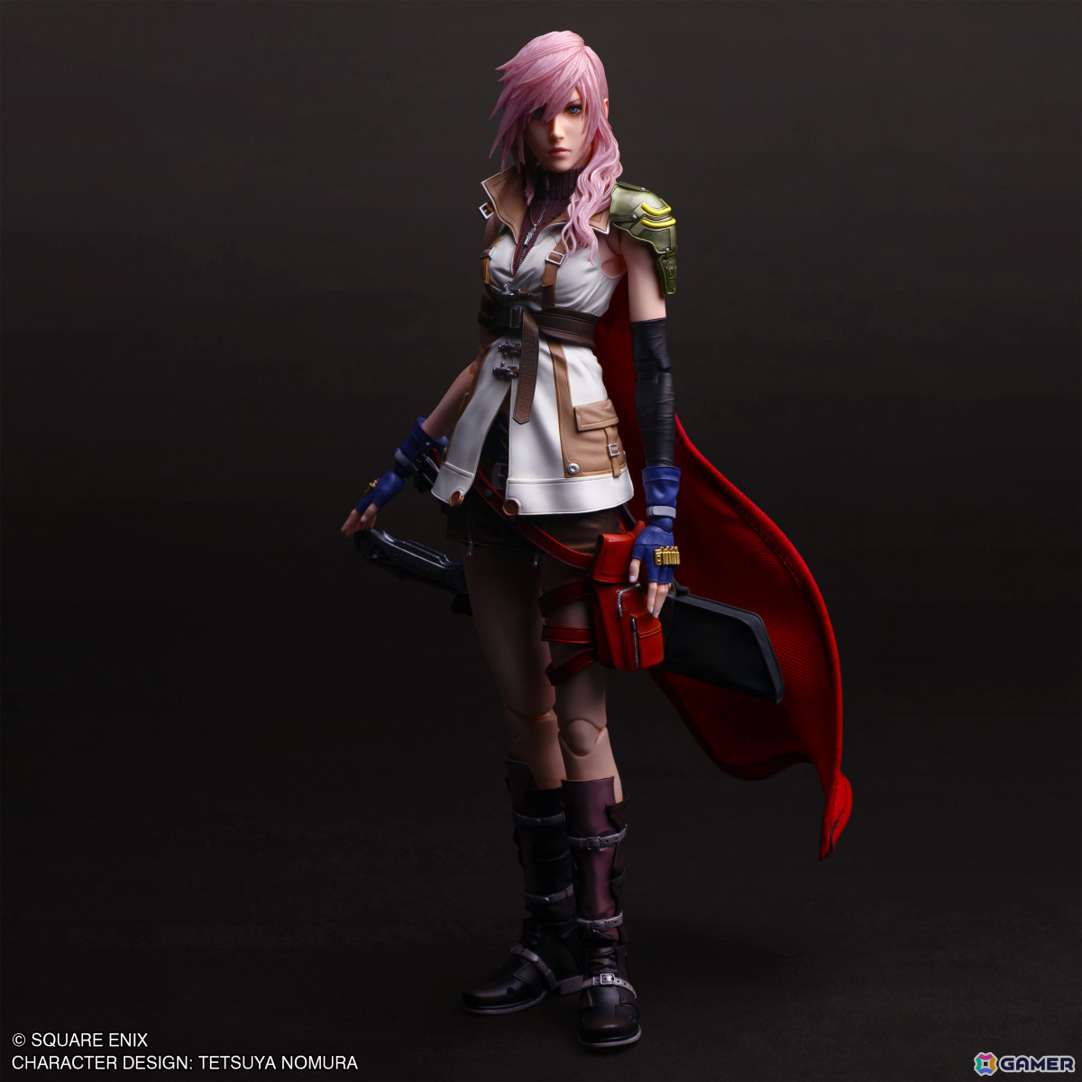 「FFXIII」のライトニングが「PLAY ARTS真」シリーズに登場！より滑らかで広い可動域に加え眼球を動かすことも可能にの画像