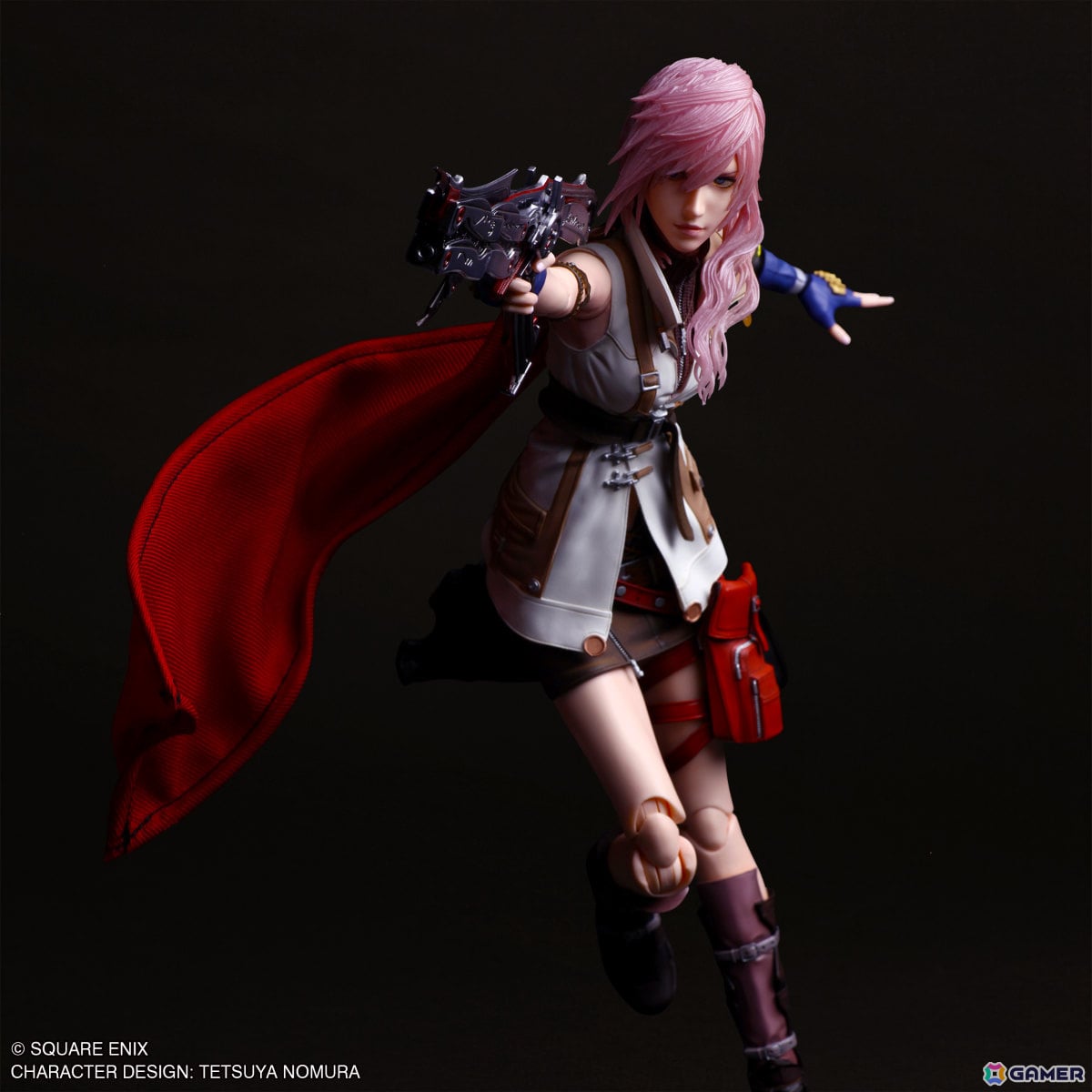 「FFXIII」のライトニングが「PLAY ARTS真」シリーズに登場！より滑らかで広い可動域に加え眼球を動かすことも可能にの画像