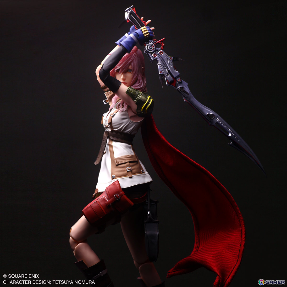 「FFXIII」のライトニングが「PLAY ARTS真」シリーズに登場！より滑らかで広い可動域に加え眼球を動かすことも可能にの画像