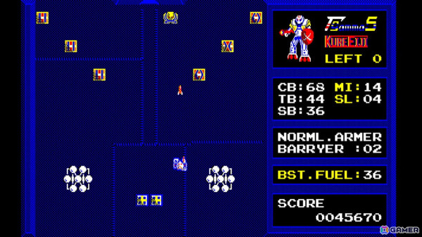 1986年に登場した縦スクロールSTG「EGGコンソール スーパーゼノン ガンマー5 PC-8801mkIISR」がSwitchで配信！の画像