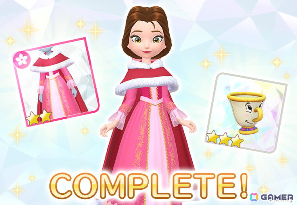 「Disney STEP」でコレクションイベント「美女と野獣 すてきな宝物」が開催！「ベルのプリンセスドレス」などをピックアップしたガチャもの画像3
