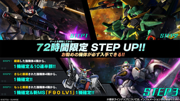 「機動戦士ガンダム バトルオペレーション2」でイベント「春のバトオペ祭りF」が開催！新機体「F91」も登場の画像9